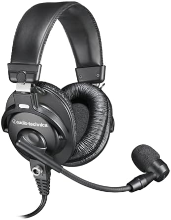 Audio-Technica BPHS1 Broadcast Stereo Headset with Dynamic Cardioid Boom Mic