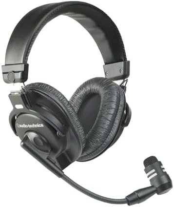 Audio-Technica BPHS1 Broadcast Stereo Headset with Dynamic Cardioid Boom Mic - Image 3