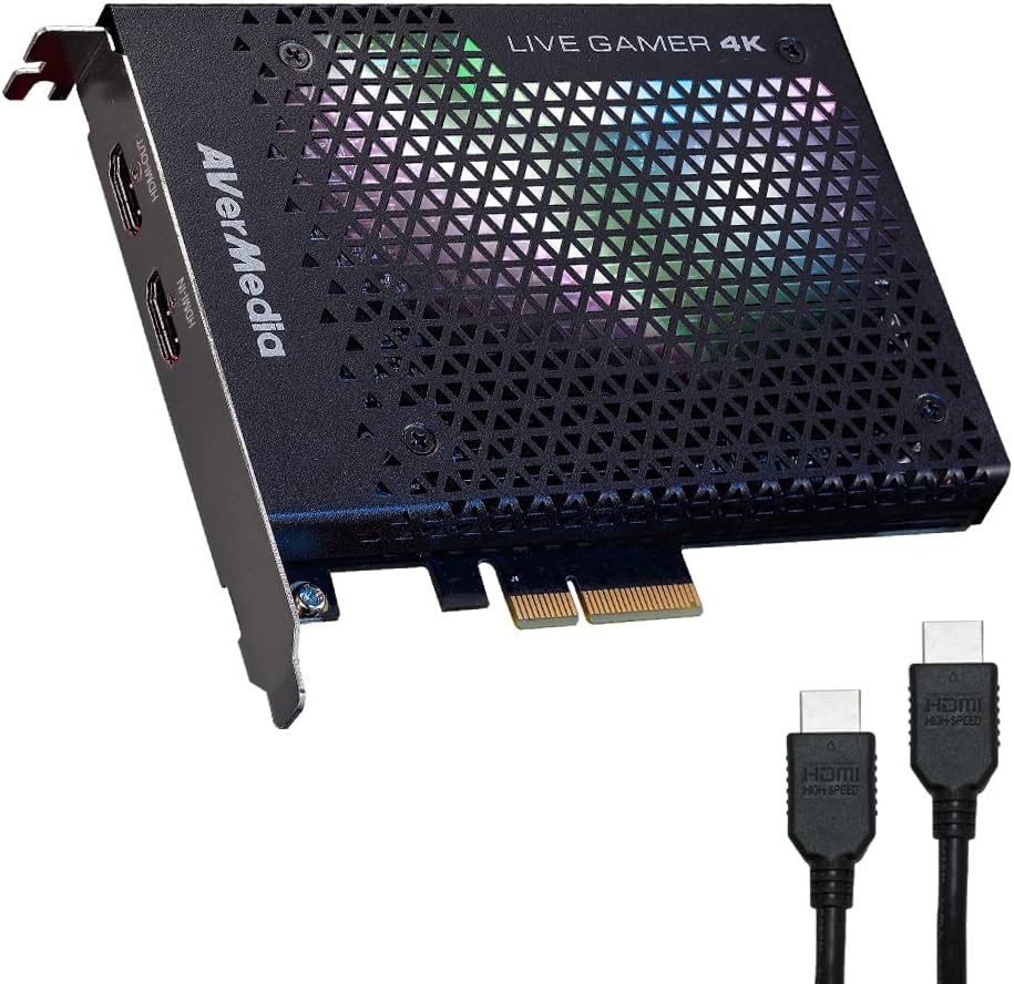AVerMedia GC573 Live Gamer 4K, Internal Capture Card, Stream and Record 4K60 HDR10 with ultra-low latency on PS5, PS4 Pro, Xbox Series X/S, Xbox One X, in OBS, Twitch, YouTube - Image 9