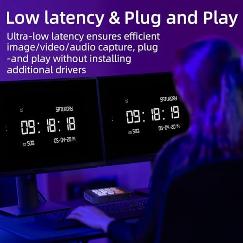 Osee GoStream M2 Capture Card, Dual 4K HDMI Input Capture Card for Streaming, USB 3.0 Audio Video Capture Card Record in 1080P 60FPS Low Latency, Compatible with PS5/PS4/Xbox/Switch in OBS, YouTube - Image 5