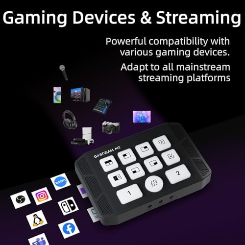 Osee GoStream M2 Capture Card, Dual 4K HDMI Input Capture Card for Streaming, USB 3.0 Audio Video Capture Card Record in 1080P 60FPS Low Latency, Compatible with PS5/PS4/Xbox/Switch in OBS, YouTube - Image 6